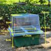 12-Cell Seedling Tray with Lid: Thickened for Insulation & Moisture Retention, Easy Sowing Cell Tray, Cutting Pot, Nutrient Cup.