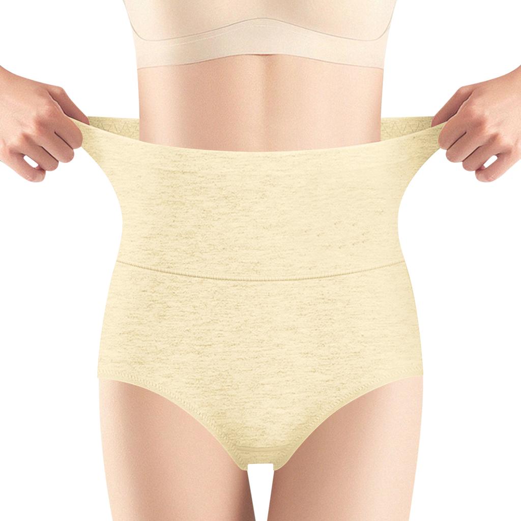 Damen Hohe Taille Bauchkontrolle und Po-Hebende Tanga-Slips