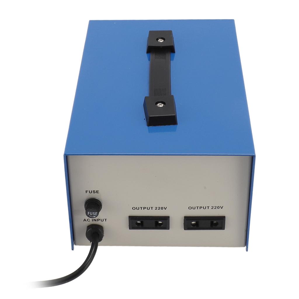 Spannungsregler 2000W 1 Ein- und Ausgang Einphasig Automatischer Spannungsstabilisator mit 2 Steckdosen