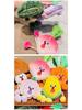 Screaming Veggies Plush Earphone Pouch: Fun Decompression Drawstring Bag & Cute Claw Machine Doll Gift