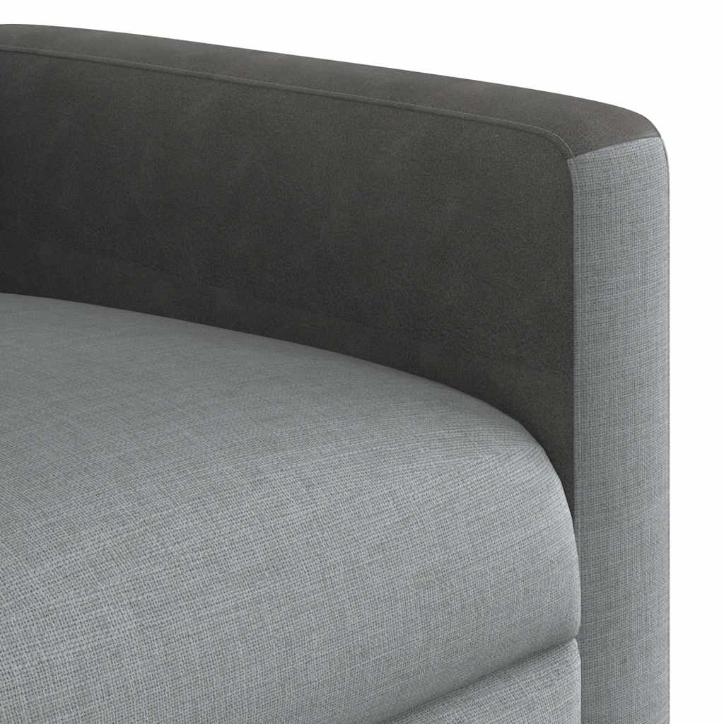 Relax Chair Light Grey Fabric