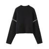 Autumn Winter Oversize turtleneck Sweater Loose Slimming Casual Design Sense Fashion Knit Top Outerwear