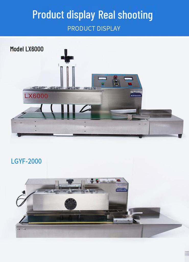 LX6000 Battery-Powered Induction Sealer for Non-Metallic Food, Medicine, and Daily Chemicals.