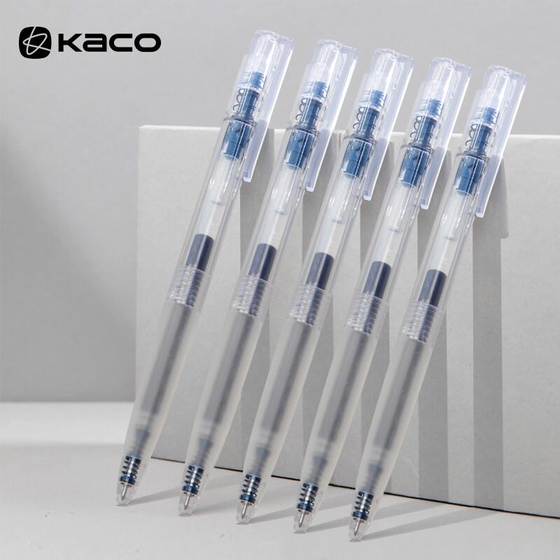 KACO K7 Transparent Ret retractable Gel Pens 0.5mm