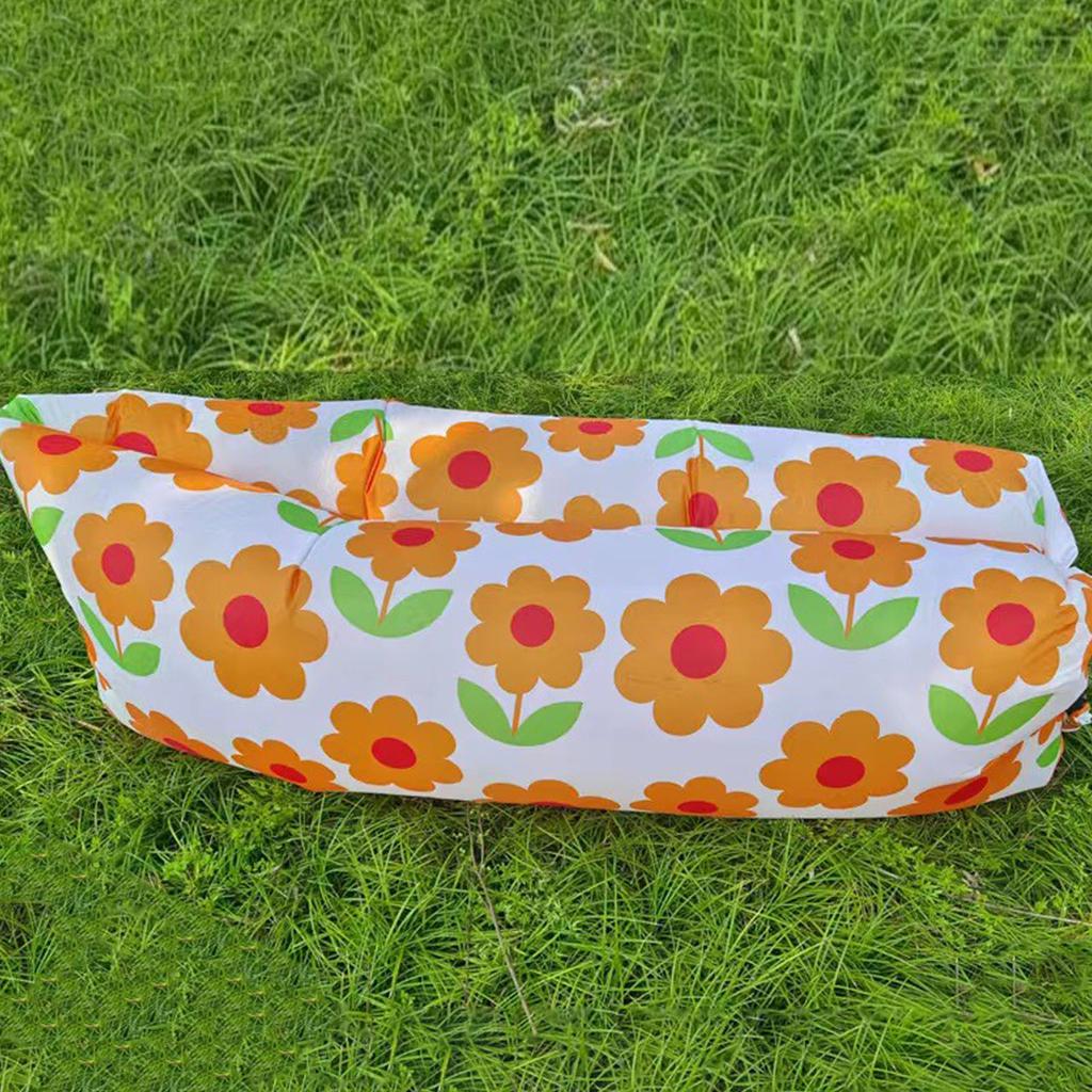 Aufblasbare Liege Tragbar Faltbar Polyesterfaser Bequem Gute Tragfähigkeit Outdoor Luftstuhl für