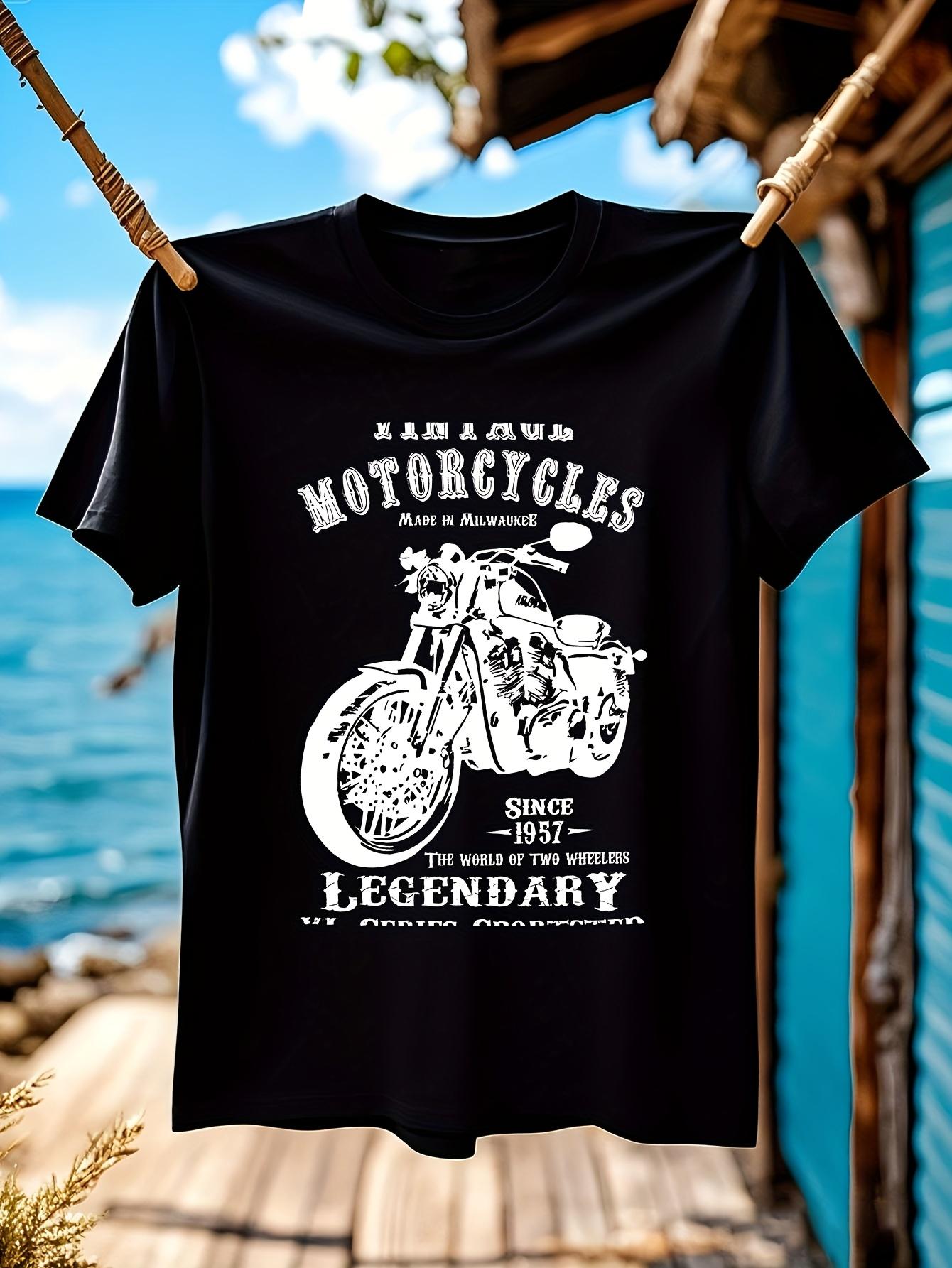 Vintage Tshirt Vintage Motorcycle Tshirt - Americana Bike... XXXXL