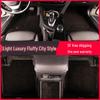 Universal Car Floor Mats – Single-Layer Imitation Cashmere, Full-Surround Design, Customizable for Any Model.