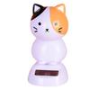 Cat Car Dashboard Decoration, Solar Bobblehead Cat, Cat Swinging Decoration - Cat Solar Bobblehead