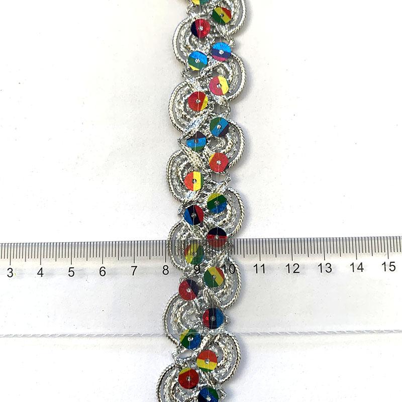 4m/13.12ft Each Pack Lace Sewing Trims 2.5cm Wide Ribbons Curtain Accessory Handmade DIY Craft Flower Bra Dress Gowns Decoration