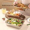 Nufeng Thickened Stainless Steel Square Tray with Lid