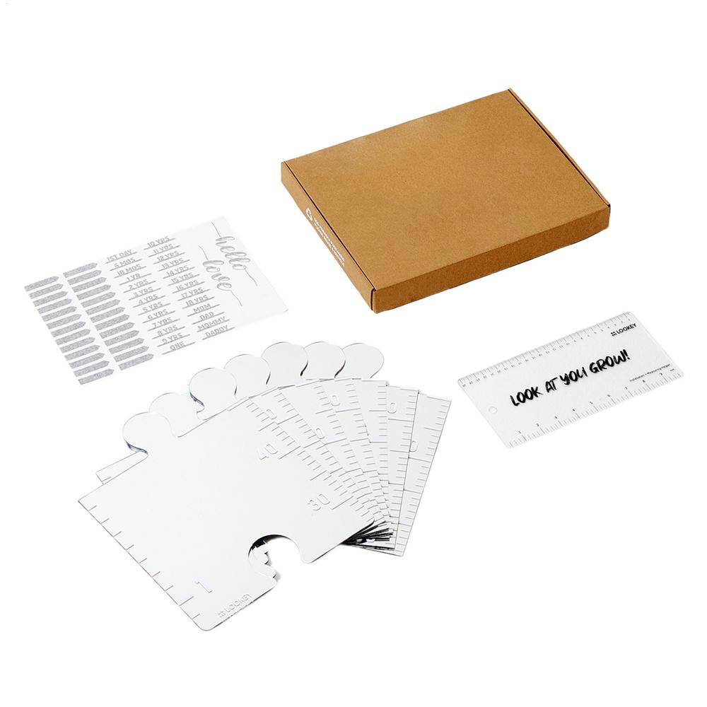 

Зеркало для записи роста детей от 70 см Детская ростовая диаграмма Зеркала для измерения роста Пазл Диаграмма роста Зеркало Линейка Настенный декор