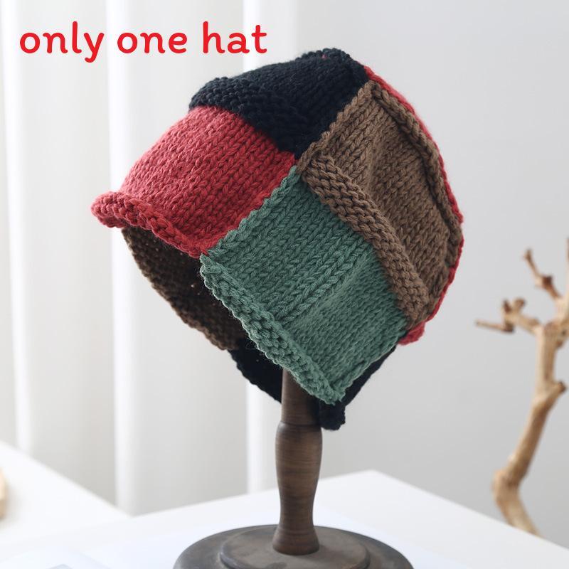 

Winter Knit Fisherman Hat For Women With Warmth And Wide Brim Urban Fashion Black Coffee