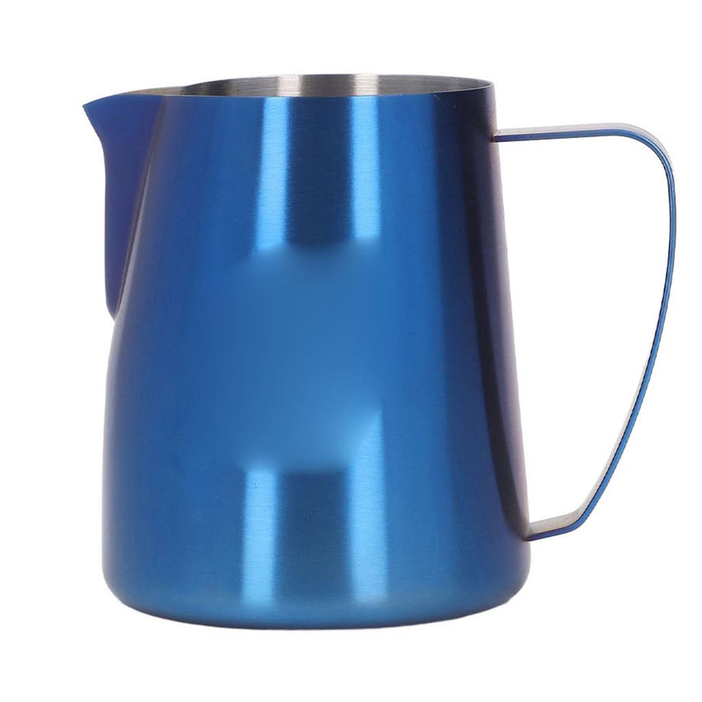 Frothing Pitcher Eagle Spout Prevent Spilling 304 Stainless Steel Frother Cup with Handle for Milk Coffee 420ml