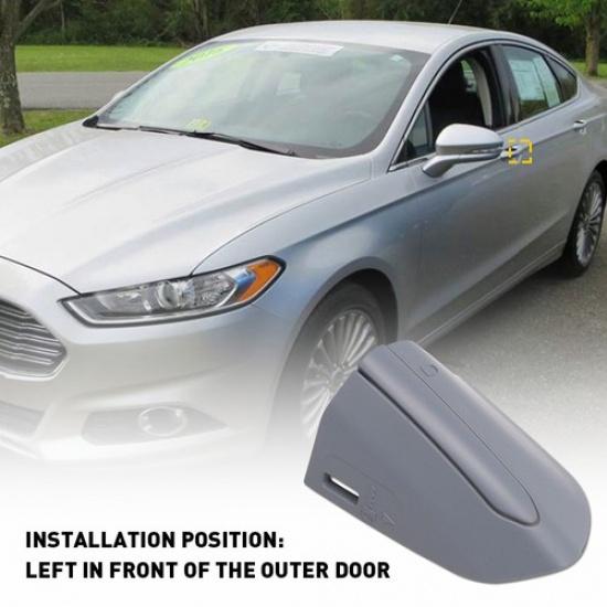 1x Driver Door Handle COVER W/O Chrome Trim Primed For Ford For Fusion 2015-