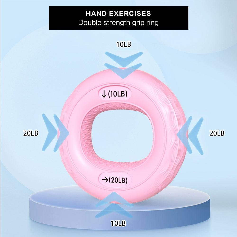 Silicone Hand Grip Strengthener Finger Exerciser Set for Gym Home Workout Fitness Equipment Grip Strength Trainer