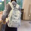Schoolbag Schoolbag Female High-value Star Junior High School Students New Large-capacity College Backpack Thickened Backpack High School Students