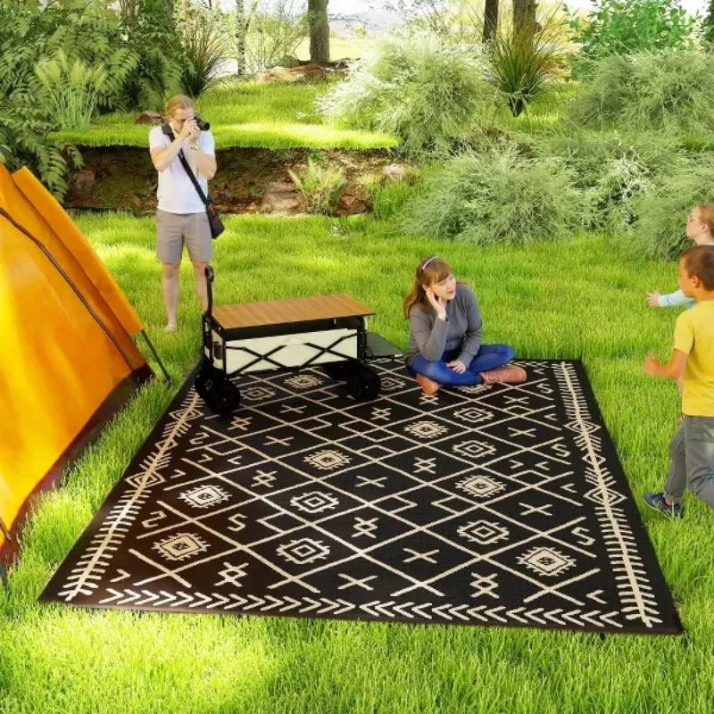 Outdoor Terrace Carpet Living Room Bedroom Kitchen Corridor Carpet Camping Carpet Home Decoration Geometric Modern Simplicity