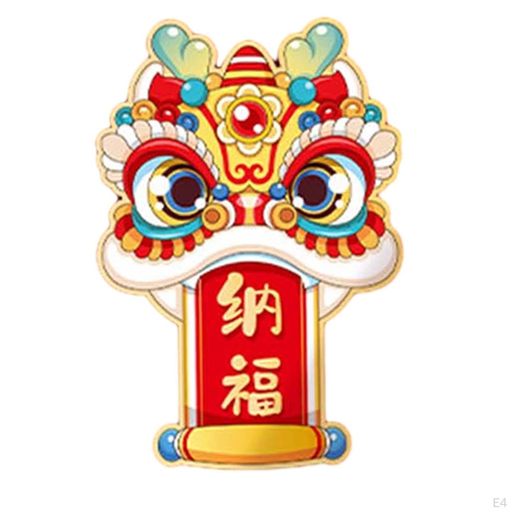 6 buc. Magneți pentru frigider Anul Chinezesc Frigider 3D pentru ușa biroului