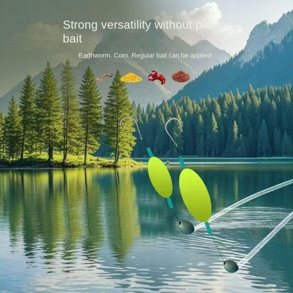 5pcs suspension Fishing Hair Rigs hook Anti bottom Carp Rigs fishing lure  Fishing Tackle