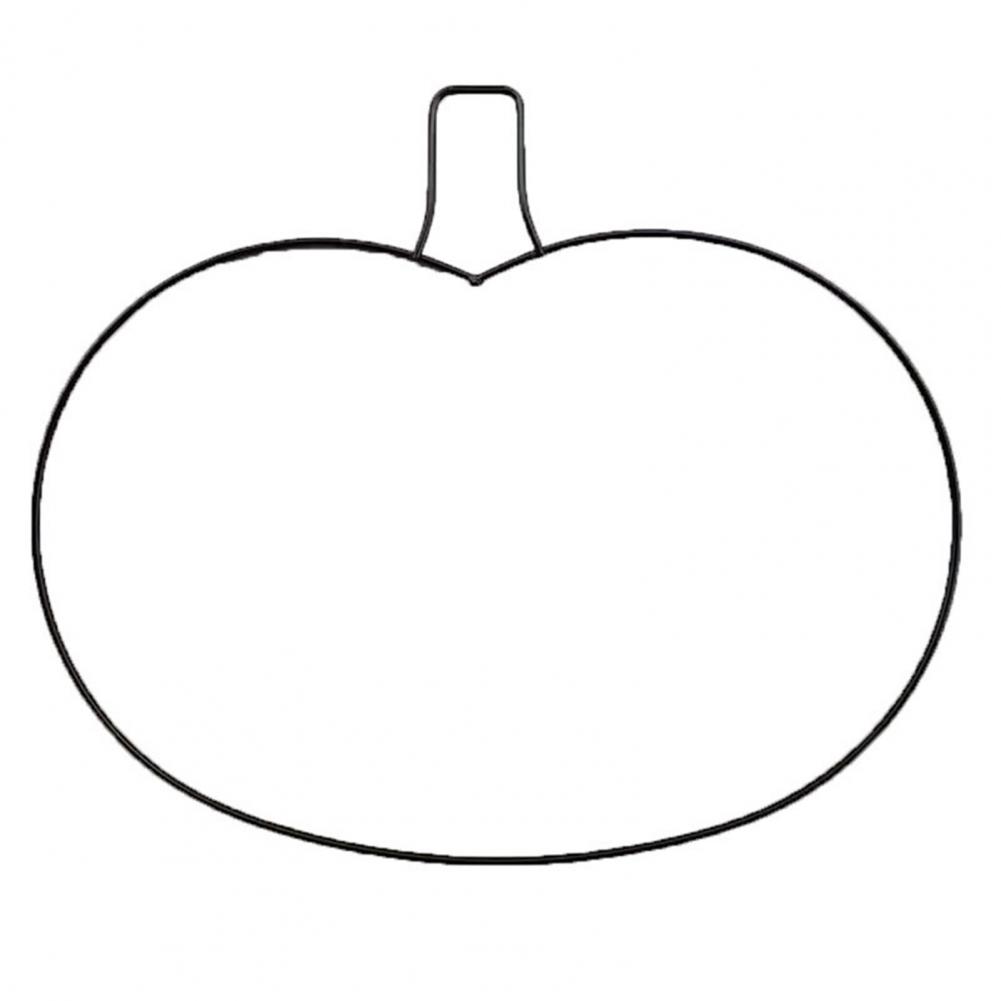 

Hanging Wreath Form Halloween Wreath Frame Thanksgiving Pumpkin Wreath Frame Diy Farmhouse Decor Metal Wire Form for Front Door