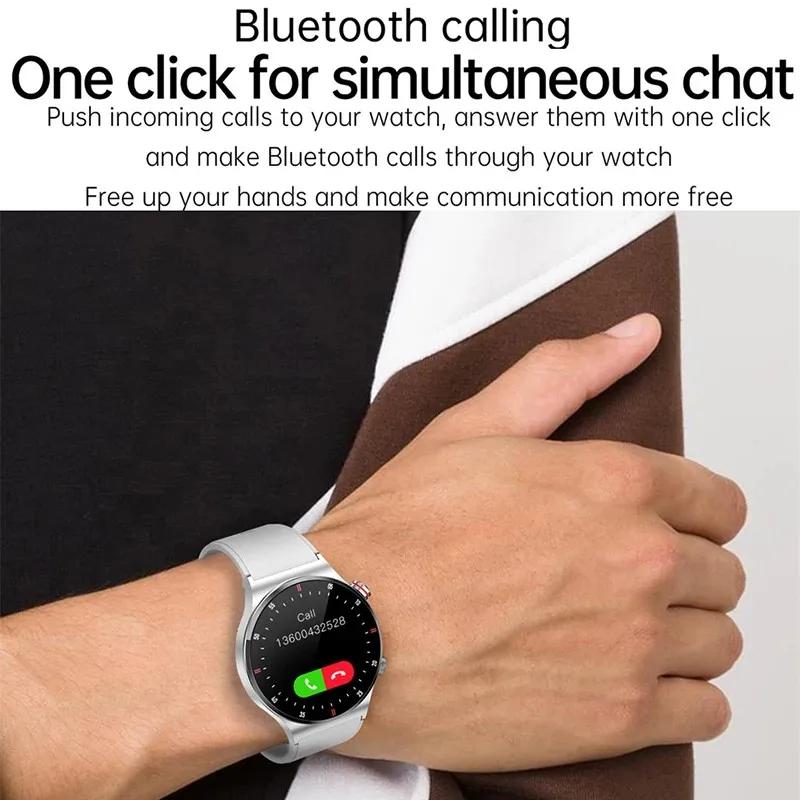 GPS Sports Smartwatch Men Health Monitoring With Heart Rate ECG + PPG 100+ Sports Modes NFC  New Bluetooth Call Smart Watch