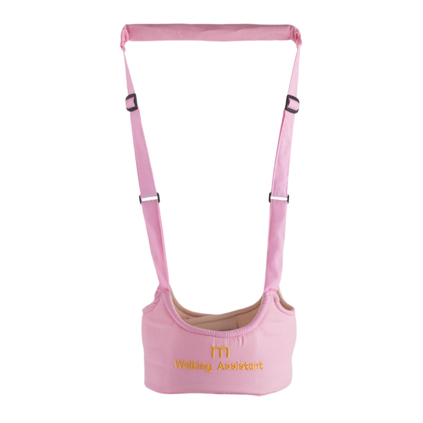 

Дитячі ходунки, Навчання ходьбі у немовлят, Засіб для ходьби проти падіння та проти удушення, Літні дихаючі ходунки для безпеки дитини One Size рожевий