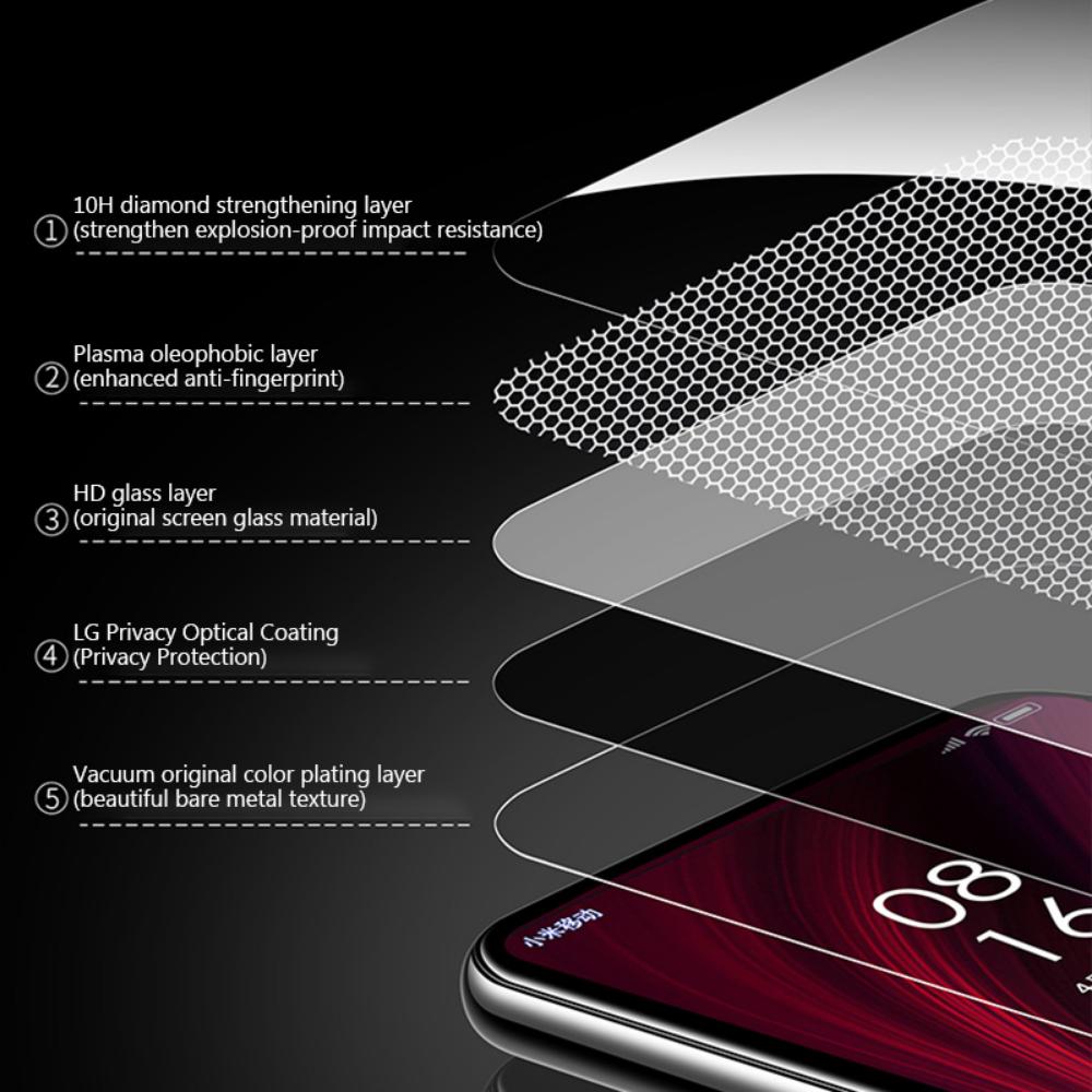 4PCS Privacy Tempered Glass For Redmi Note 9 10 11 12 Pro 11S 10S Anti-Spy Glass For Xiaomi Redmi 9 10 9AT 9C NFC 10C 10 Glass