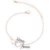Fashion 3 Colors Stainless Steel Hollow Heart Bracelet for Women Girl Couple Hand Chain Friendship Jewelry Wedding Gift Bangle