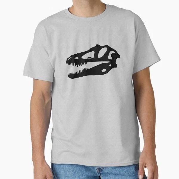Qianzhousaurus Skull Black Classic Tshirt Made In Usaaus Tshirt S2xl S