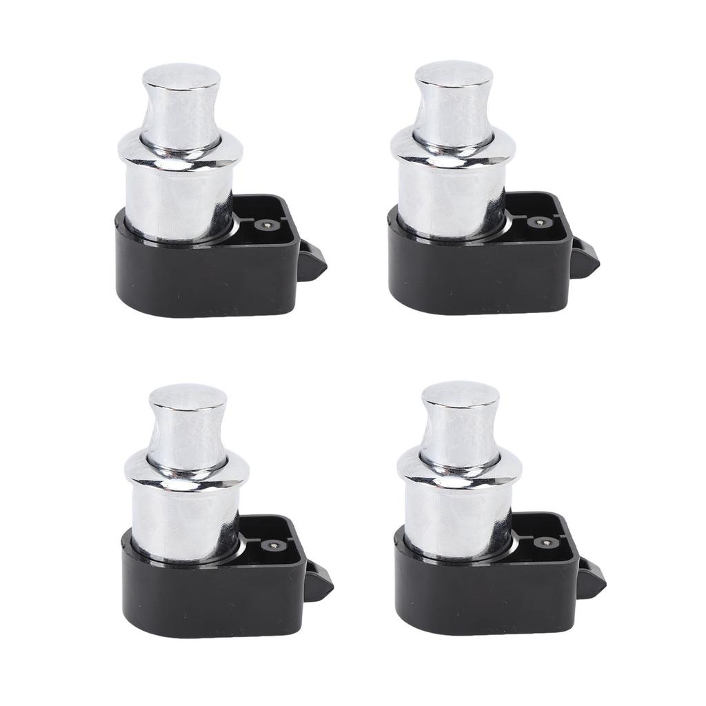 Zámek skříňky s tlačítkem Kovové zámky Push to Open pro tloušťku dveří 0,71 0,94 palce Jachty Lodě Obytný vůz Chromovaný