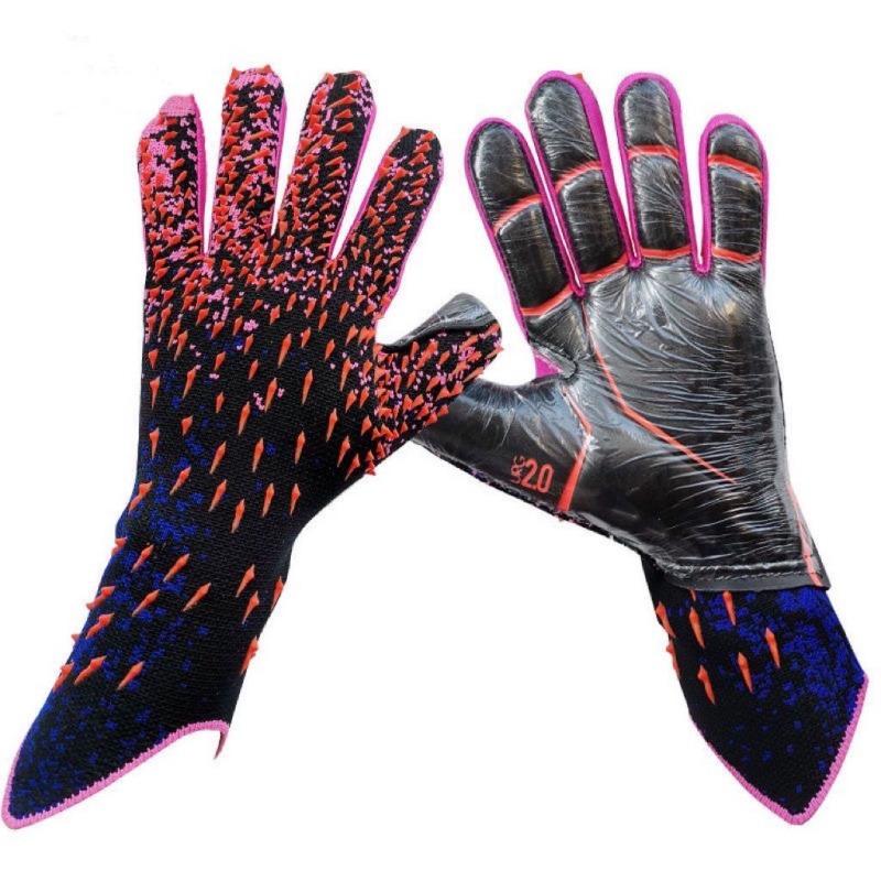 Football Goalkeeper Gloves Thickened Children Adult Latex Fingerless Training Breathable Comfortable Football Goalkeeper Gloves