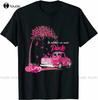 In October We Wear Pink Truck Breast Cancer Awareness TShirt AnimeShirt Custom Aldult Teen Unisex Digital Printing Tee Shirt
