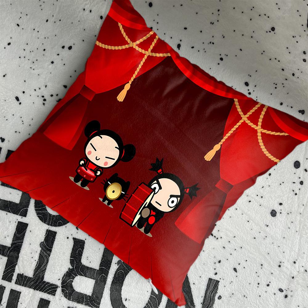 Kawaii PPuccas Pillowcase Cushion Cover x Ornamental Pillows Christmas Decoration Personalized Gift Nordic Home