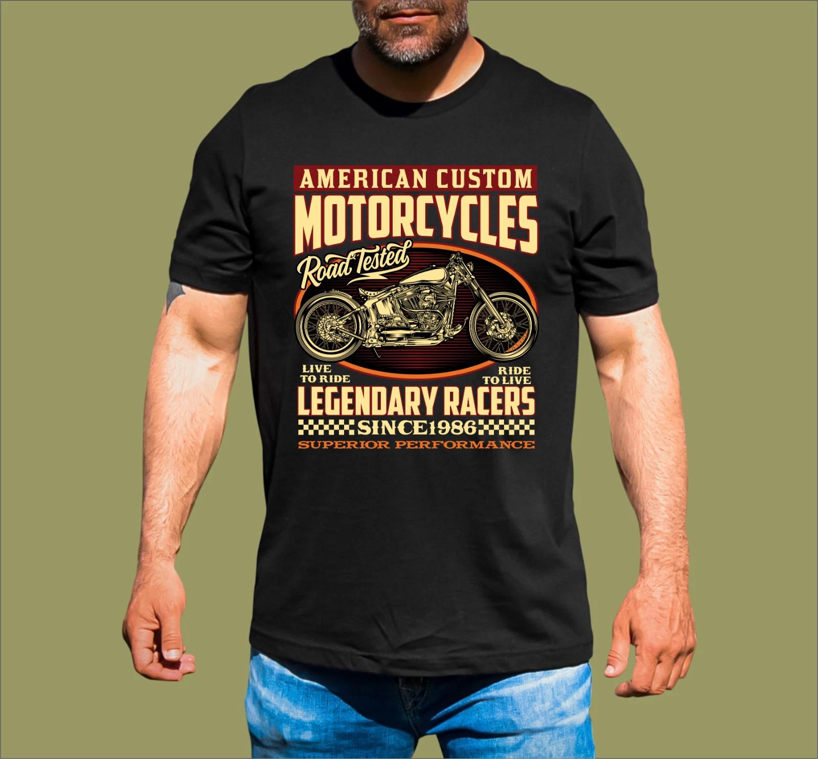 AMERICAN CUSTOM MOTORCYCLES T-SHIRT M