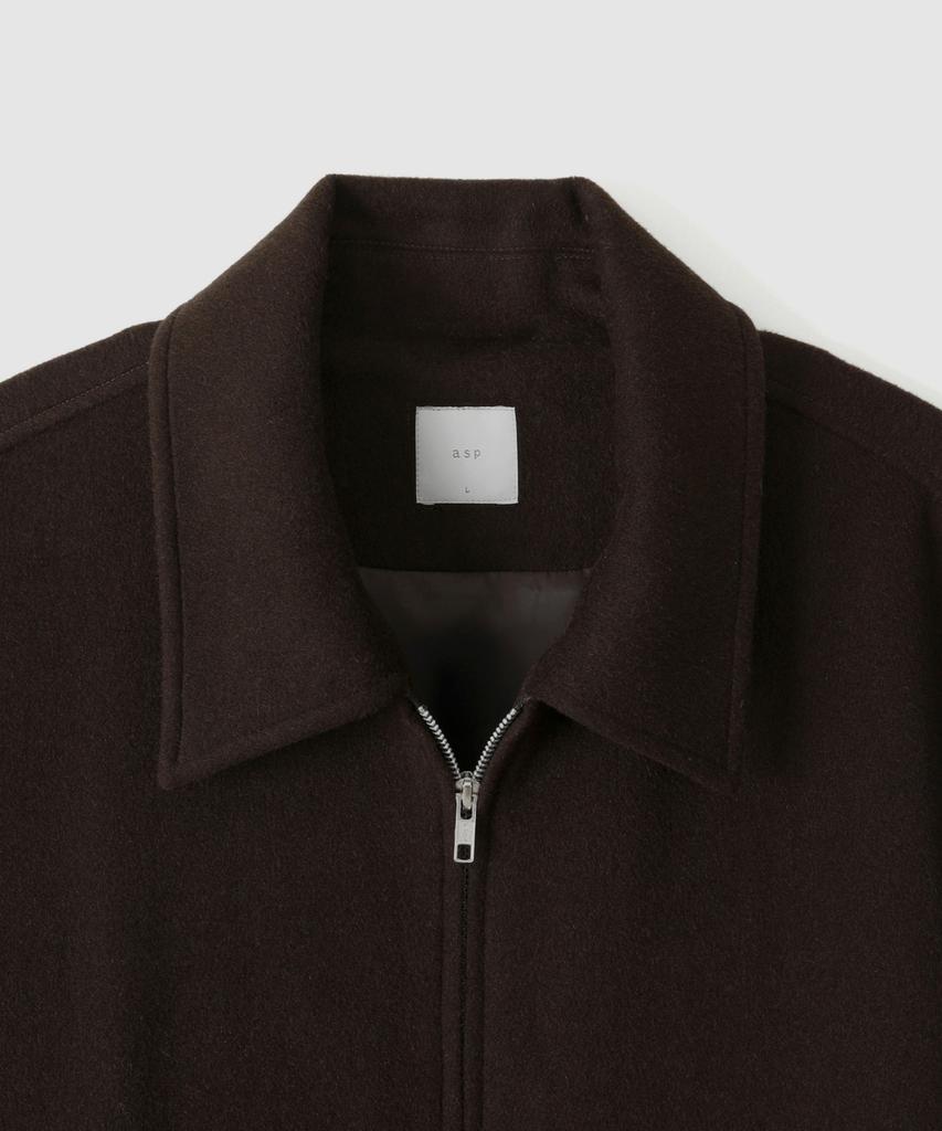 Asp Cashmere Wool Blouson - Brown