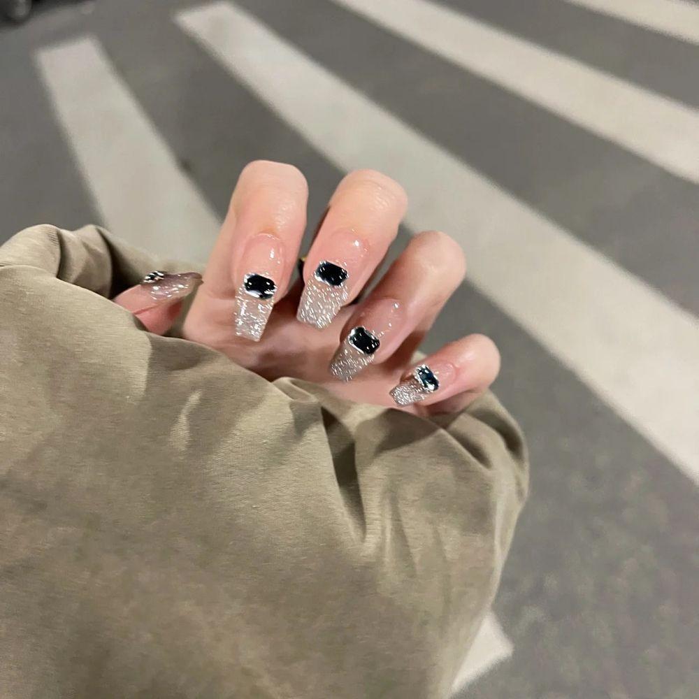 Xs S M L Sizes Available In Cat Eye Flashy Minimalist Pure Desire Starry Sky Nail Sticker