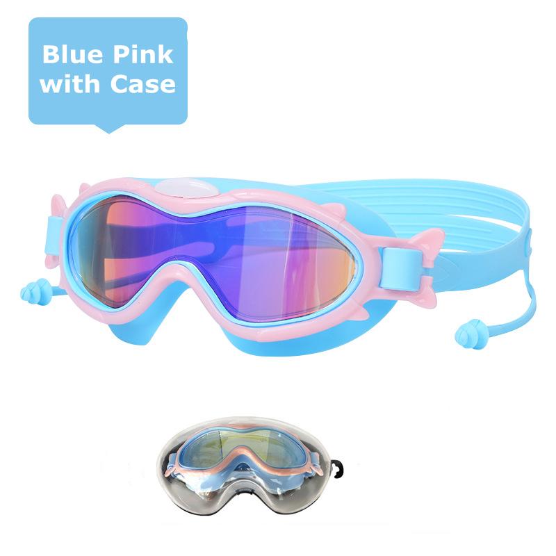 Professional Swimming Goggles Kids Swimming Glasses Diving HD Waterproof Anti-fog UV Protection 4-15 Years Children Swim Eyewear