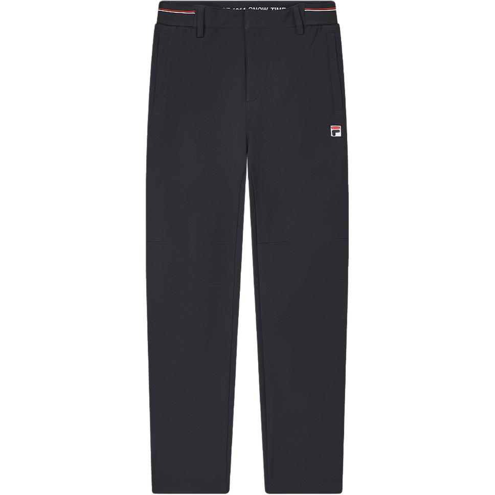 FILA Official Mens Woven Trousers 2023 Winter New Fashion Simple Basic Casual Pants Men bottoms Legendary-Blue F11M349806F-NV