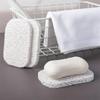 4Pcs Soap Saver Draining Lift Pad Self Draining Soap Bar Holder Nonslip Soap Dish Tray Shower And Bath Cleaning Sponge Holder