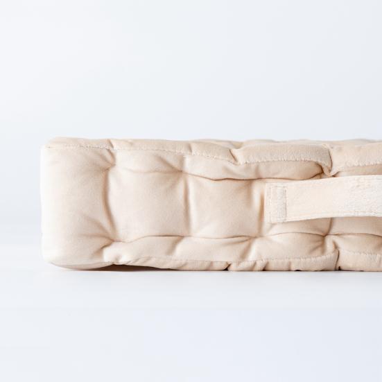 Poduszka na siedzisko krzesła Gruba aksamitna poduszka na siedzisko 38x38cm Jednokolorowa poduszka materacowa Poduszka podłogowa do wnętrz z uchwytem do przenoszenia do domu biura siedzącego trybu życia