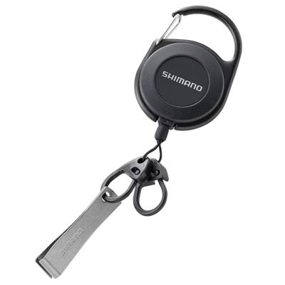 Shimano Karabinerrolle mit Schnur Schwarz UH-203W Cutter,