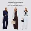 Women's Fashionable Wide-Leg Yoga Pants - Breathable, Loose, Slimming Trousers