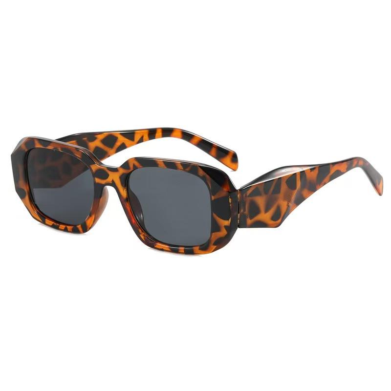 New Men Vintage Rectangle Frame Sunglasses Fashion Retro Sun Glasses Luxury Brand Design Glasse UV400 Shades Eyewear Women