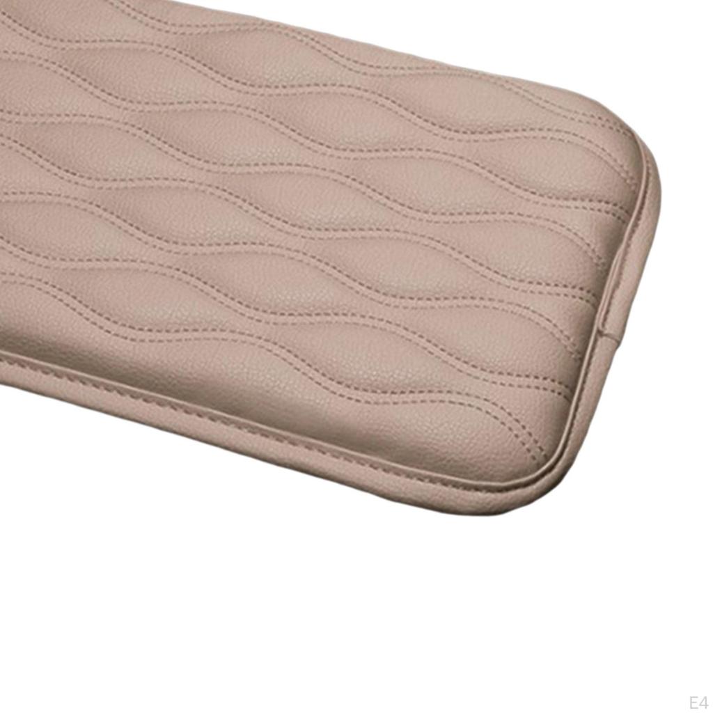 Car Armrest Auto Console PU Leather Lid Pad Cushion Mat