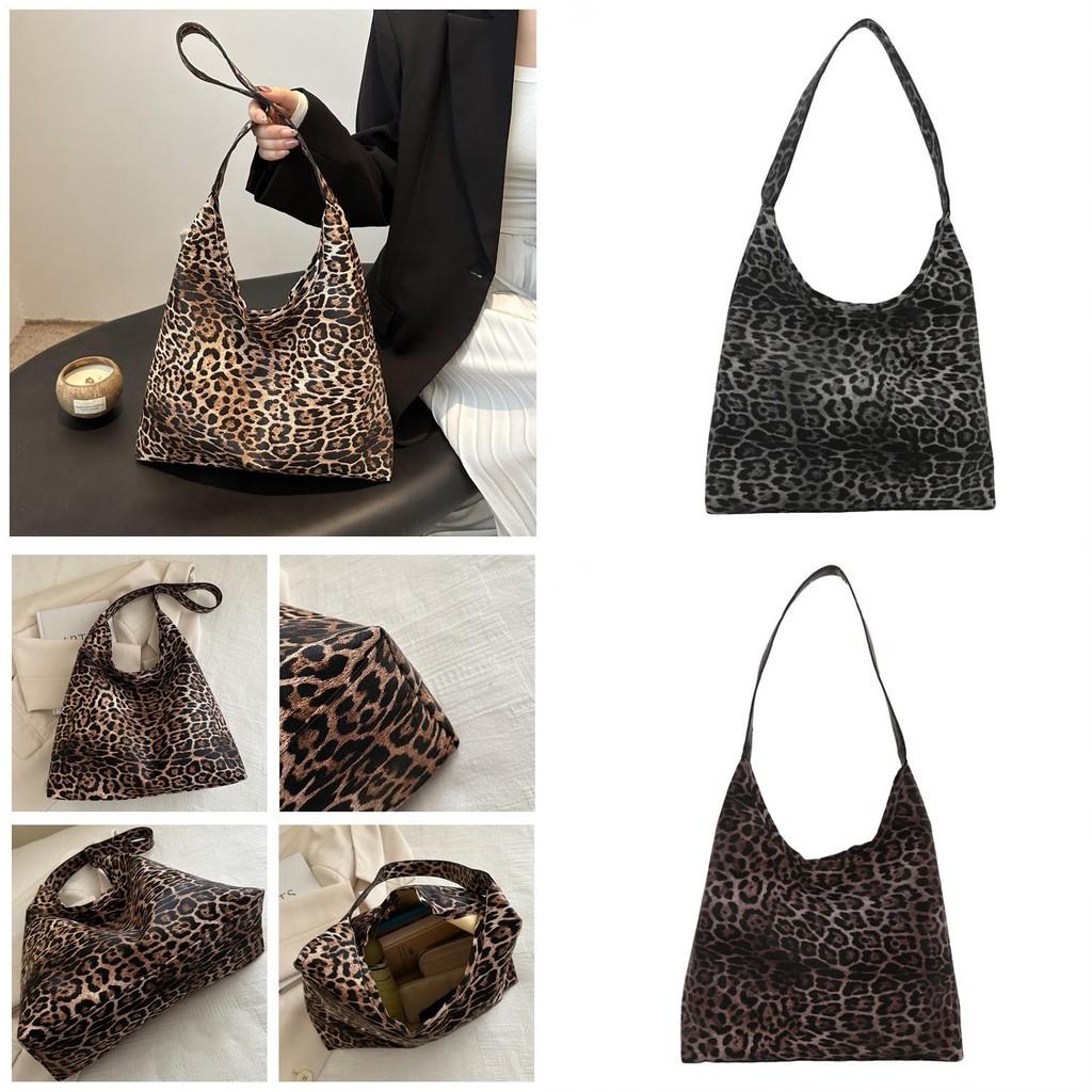 Trendy Chic Leopard Print Handheld Tote Bag For Stylish Women Perfect For Daily Use