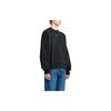 Off-White Solid Color Loose Letter Print Crew Neck Long Sleeve Sweatshirt Men Sweatshirt Black OMBA054F23FLE0101001