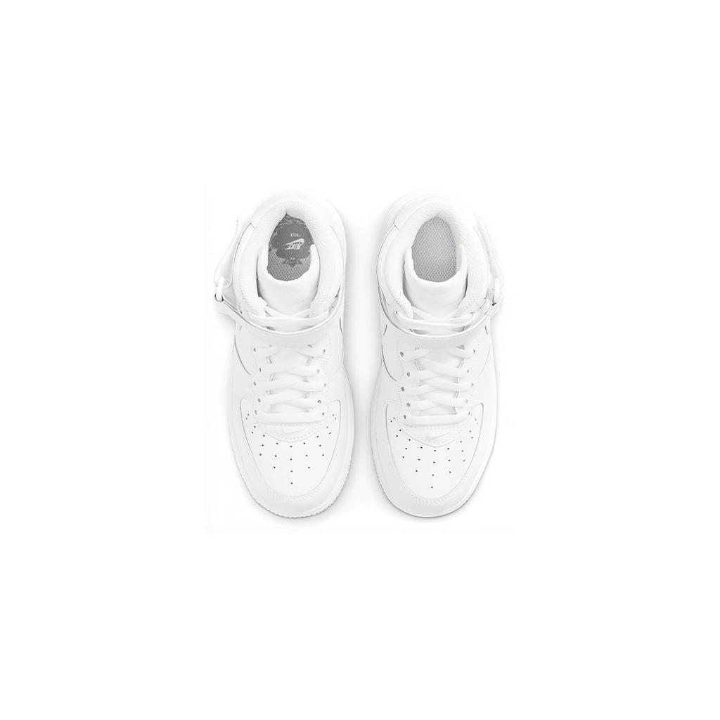 Nike Force 1 Mid LE PS Triple White Kids Sneakers DH2934-111