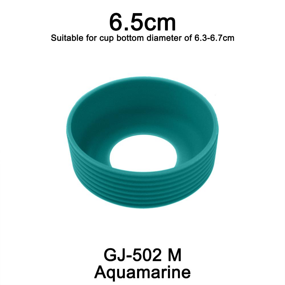 1Pc 6.5CM 16G 15 Colour Threaded Soft Silicone Cup Bottom Cover Wear Resistant Ring Sleeve Sheath Anti Slip Good Toughness