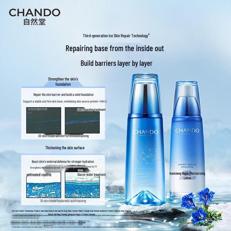 Chando Snow Region Hydrating 3-Piece Skincare Set
