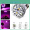 Plnospektrální 28LED pěstební světlo pro hydroponii s paticí E27 Gu10 E14 Ideální pro vnitřní zahrady